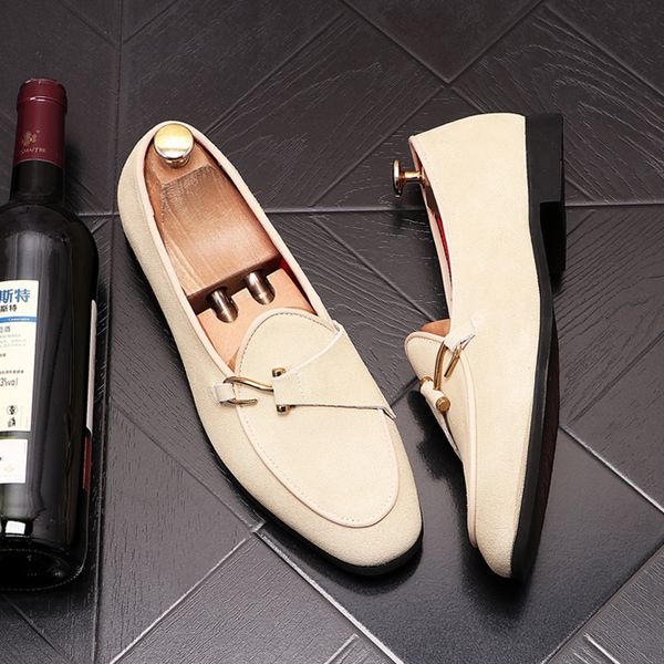 Quality High Dress Office New Wedding Mens Footwear Fashion Veet Comfy Formal Shoes Brand Men Flats 38-43 342 551