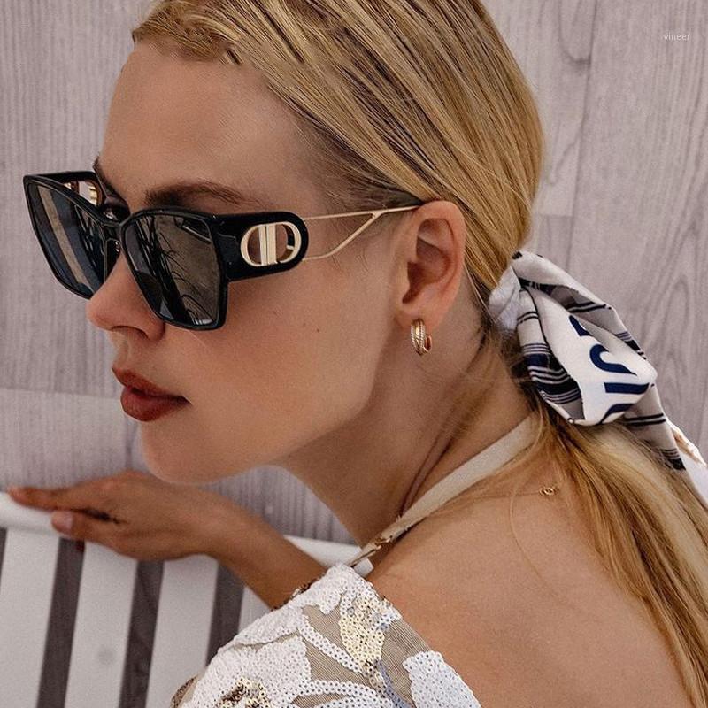 Sunglasses Fashion Cat Eye Brand Designer Men Women Vintage Sun Glasses Gradient Lens Luxury Shades Eyewear1