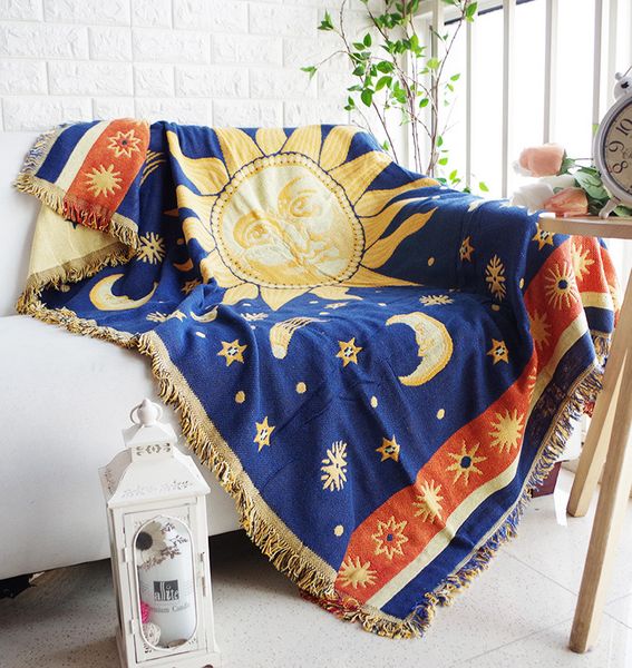 Nordic sun god throw blanket for beds sofa cover Living room decoration Bedspread outdoor picnic blankets Leisure towel rug
