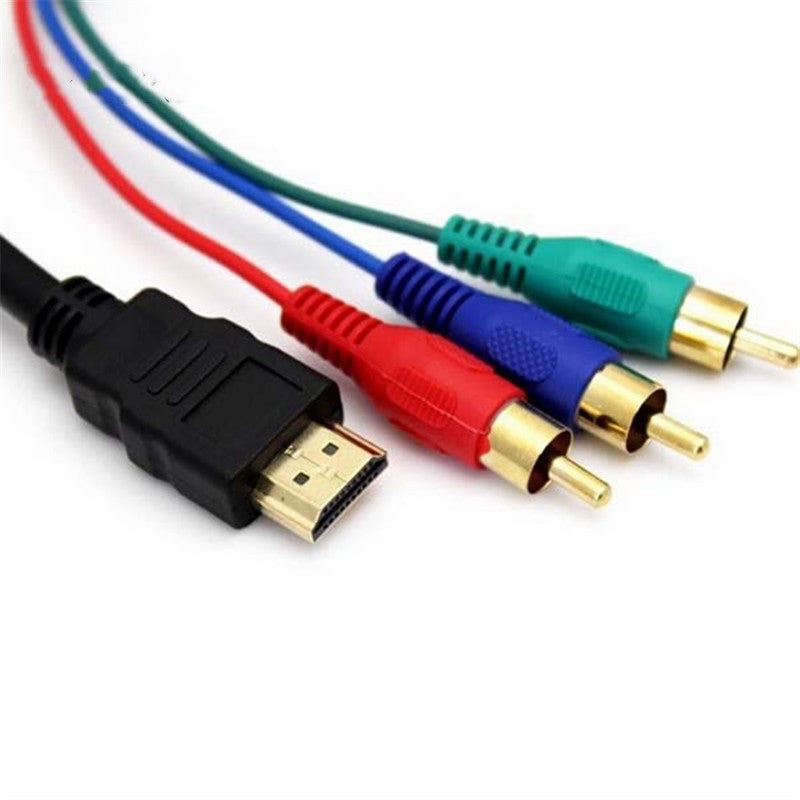 HDMI to 3 RCA Audio Video Connector AV TV Composite Adapter Converter 3RCA RGB Cable For XBOX 360 PS3 4 GALY1051