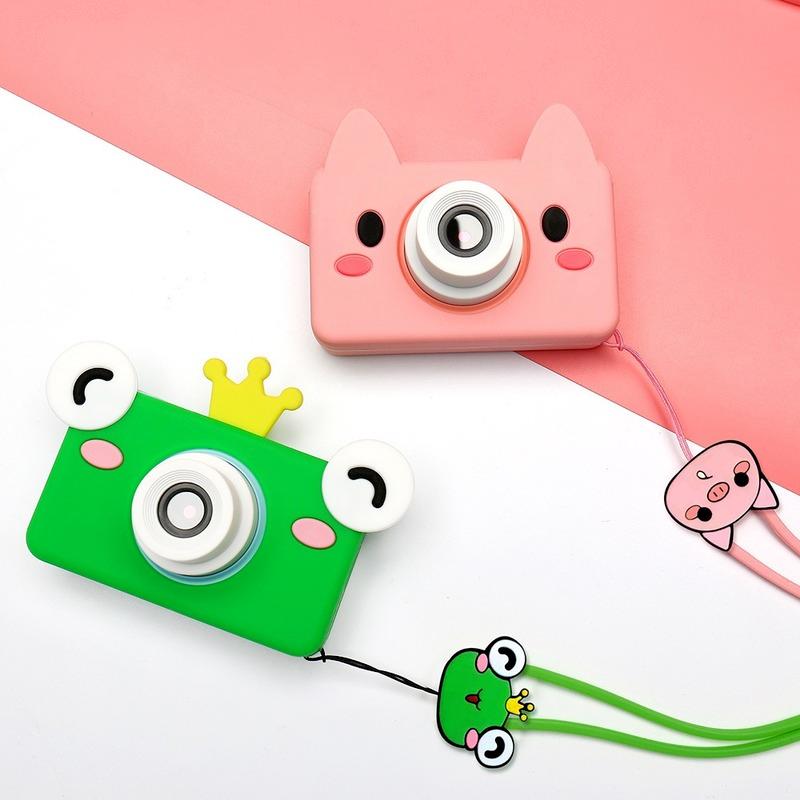 Camcorders Kids Toys Kamera Digital Camera HD 32GB Memory Card Included Cartoon Animal Educational For Children Birthday Gift Boy Girl