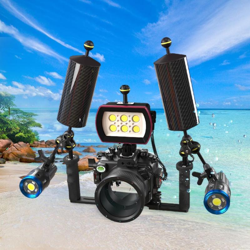 Digital Cameras 40meter Waterproof Camera Case Housing For E-M5III 12-40mm 12-50mm Dome Port