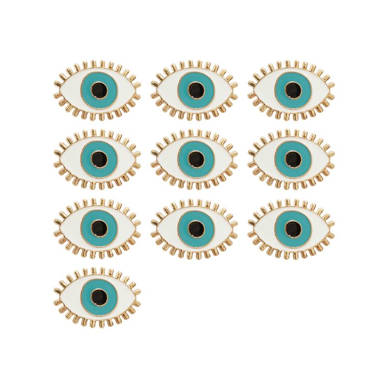 Pins, Brooches RSHCZY 10Pcs-Lot Vintage Eyes Enamel Pin Fashion Shirt For Women Hat Coat Backpacks Accessories Jewelry Gift