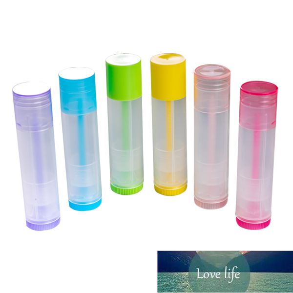 Bottles 10pcs 5g-5ml Plastic Lipstick Tube Lip Balm Vials Empty Cosmetic Containers Solid Glue Stick Transparent Travel Sample