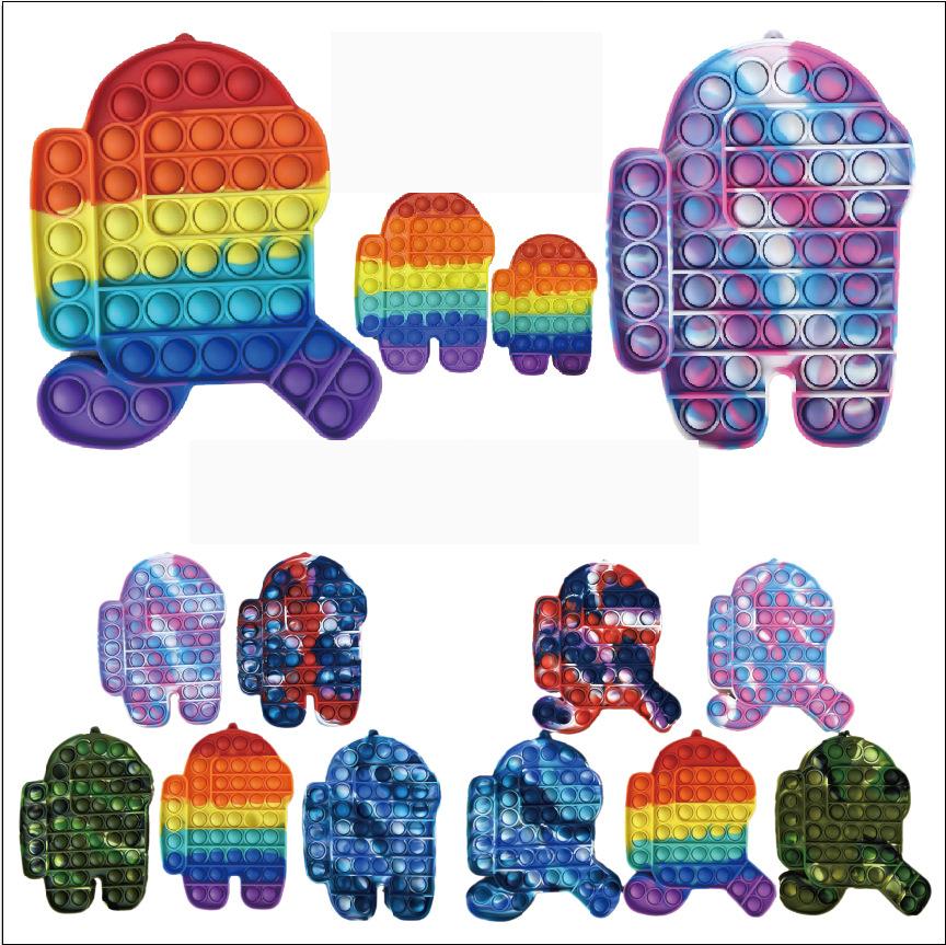 DHL Push Bubble Party Fidget Toy Stress Reliever Sensory Toys Anxiety Relief For Kids Birthday Gifts CY14