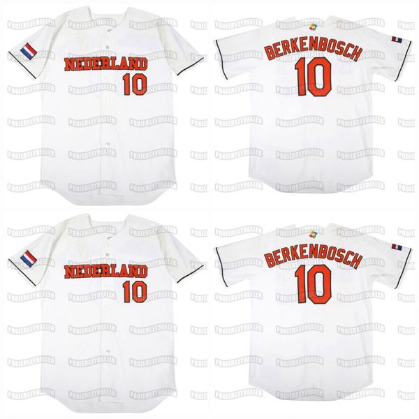 10 Kenny Berkenbosch Netherlands Team 2006 World Classic Baseball Jersey Custom Any Number And Name All Stitched