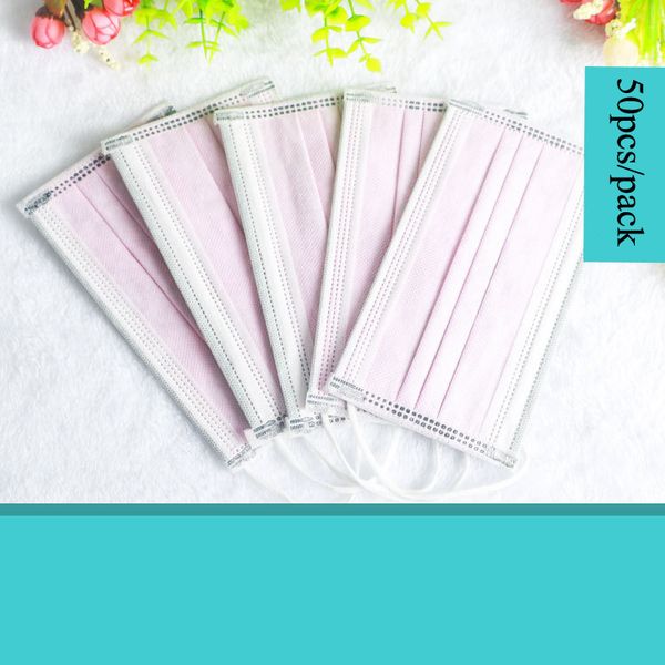 2021 Fashion Face Mask Men Women Black Pink Blue Activated Carbon Disposable Masks Designer Civilian Protection 99 Meltblown Thickened Top