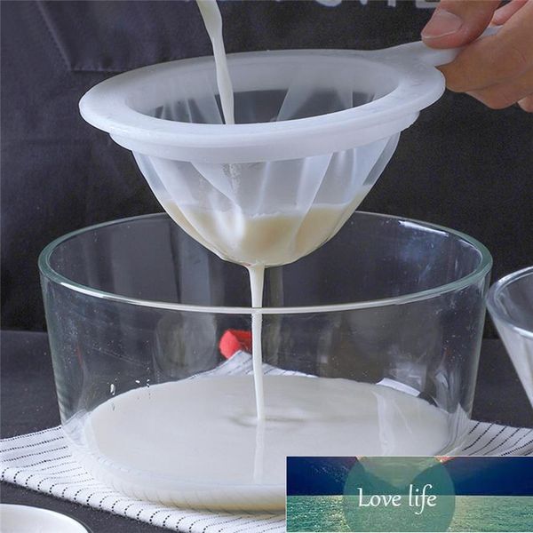 Home Lightweight Soymilk Filter High Density Handheld Juice Mesh Sieve Colander for Honey Milk Tea Factory price expert design Quality Lates