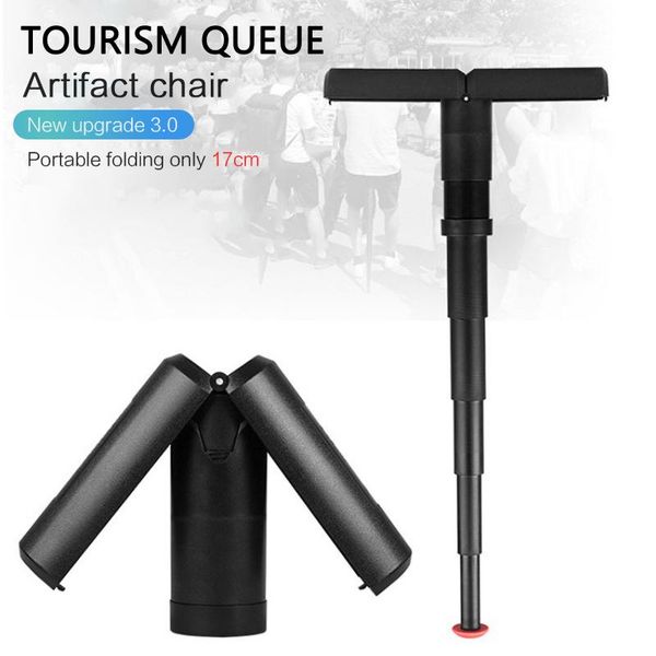 Camp Furniture Retractable Stool Lounge Folding Beach Chiar Camping Outdoor Portable Adjustable High Chair, Hunting, Hiking