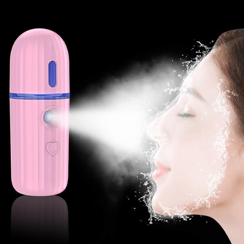 Humidifiers Portable 30ml USB Air Humidifier Face Stream Beauty Handheld Water Machine Moisturizing Mist Maker Oil Diffuser
