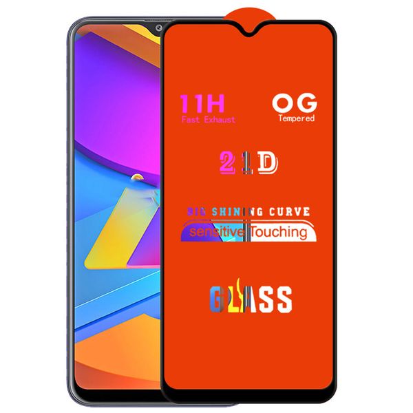 Screen Protector For Xiaomi Redmi Note 12 Explorer 11 Pro 11T 11S 11E 10 10A 10C 10S 10T 21D Full Glue Tempered Glass Explosion Proof Curved