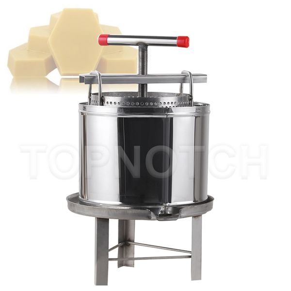 Manual Beeswax Juicers Honey Extractor Stainless Steel Machinery Food Grade