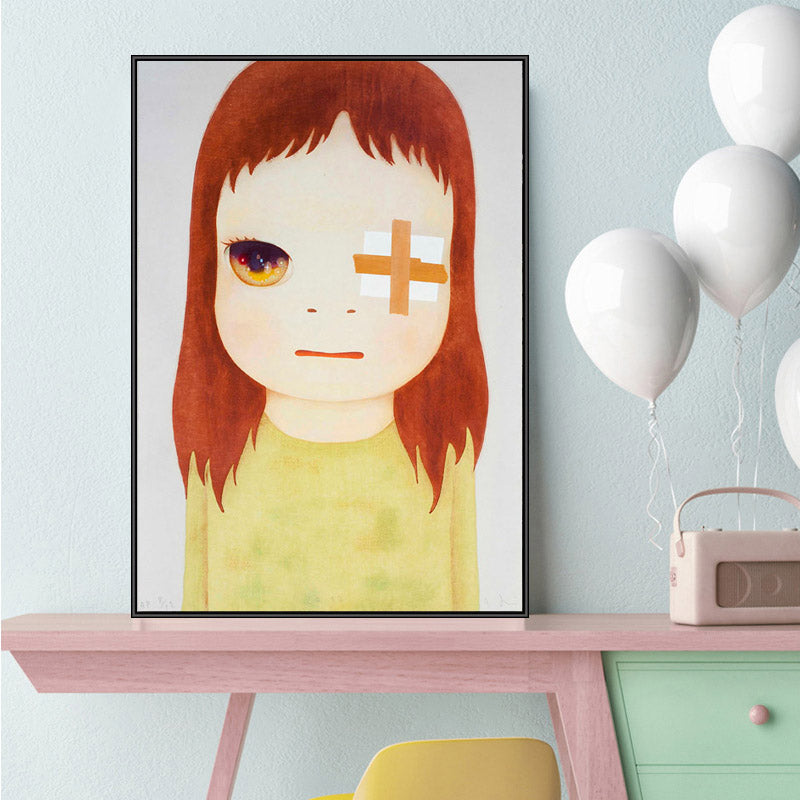 Art Sleepwalking Dolls Yoshitomo Nara Cartoon Painting Canvas Art Print Pictures Poster For Baby Kids Room Japan Art