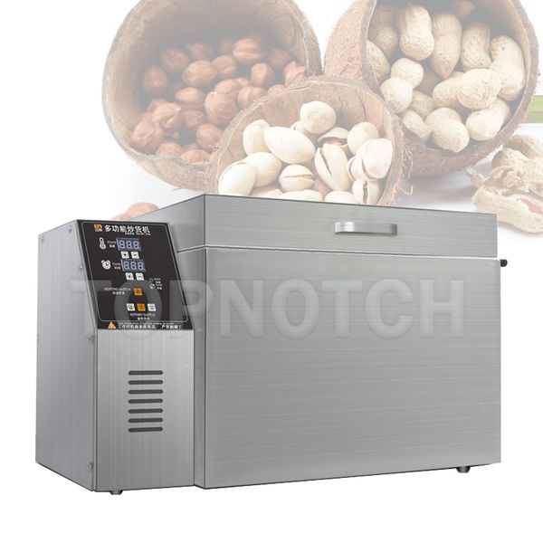 Electric Cashew Nut Automatic Processing Machine Peanut Roaster Grain Baking Maker