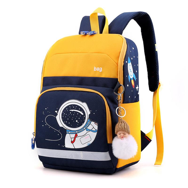School Bags Astronaut Printed Russian Style Backpacks For Boys Girls Primary Satchel Boy Knapsack Girl Backpack Space