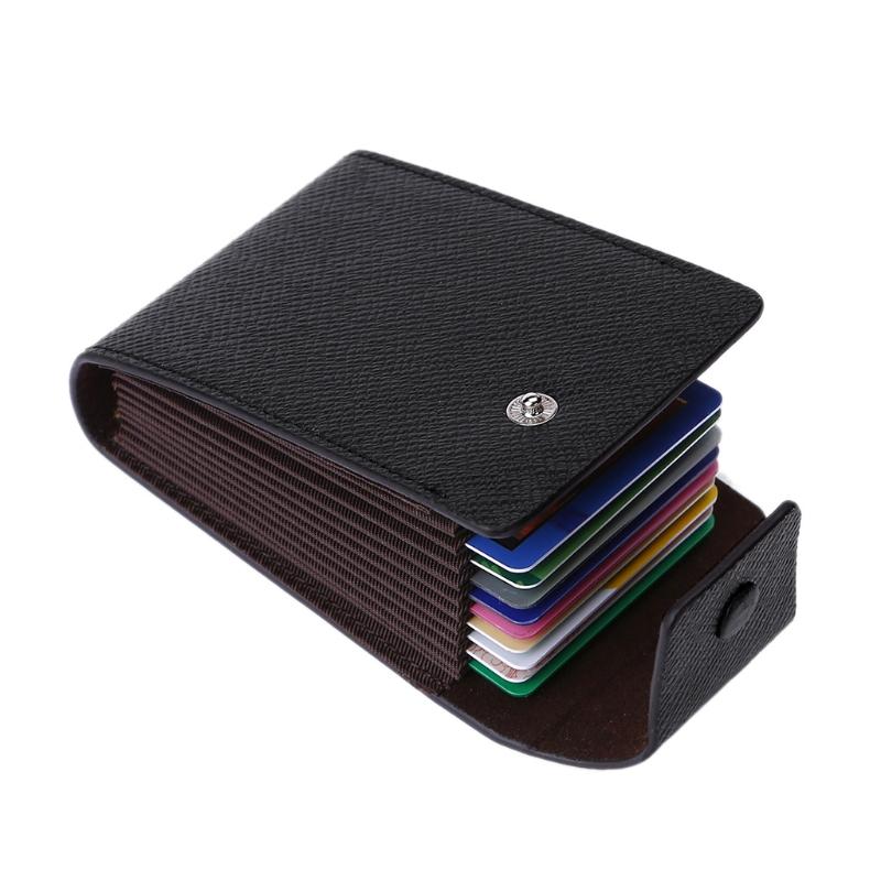 Card Holders High Quality Fashion Business ID Wallet Holder Name Cards Case Pocket Organizer