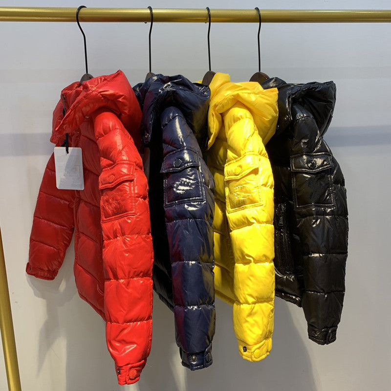Childrens down jacket Baby Boys Autumn Winter Keep warm Jackets for Boys Kids Fur Collar Hooded Warm Outerwear Coats for Boys Clothes