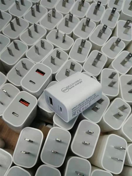 20w Super Fast Quick Charger Type c PD USB-C Wall Chargers LED Eu US UK Power Adapter For iPhone 15 14Plus 12 11 xr 8 Samsung Huawei Xiaomi