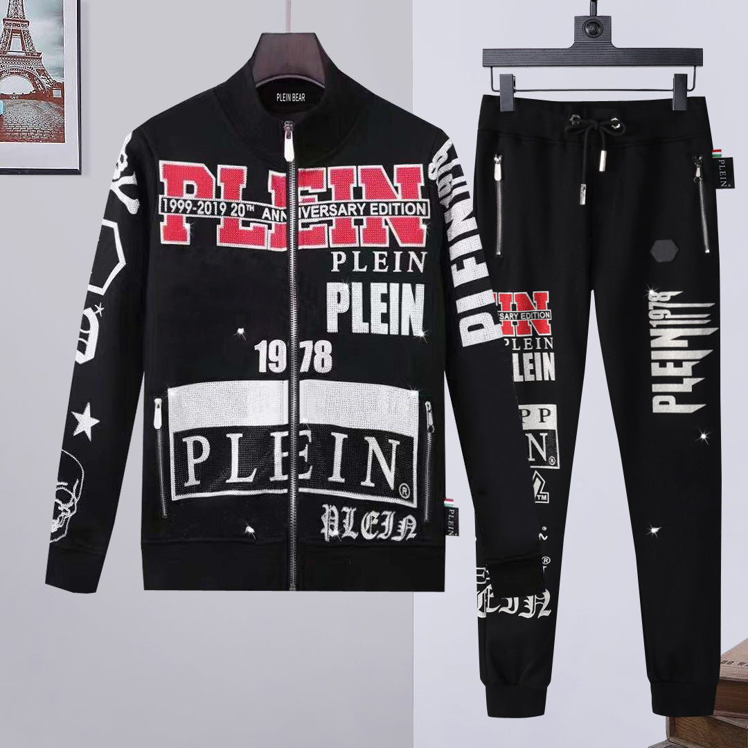 plein bear mens hoodie jacket trousers crystal skull tracksuit men hoodies casual tracksuits jogger jackets pants sets spo philipp pliein pleins phi