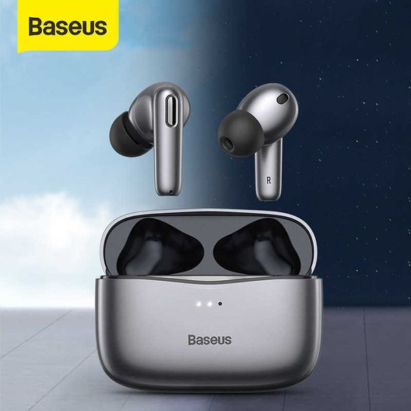 Baseus Official S2 Tws Anc True Wireless Earphones Active Noise Cancelling Bluetooth Headphone, Support Charging