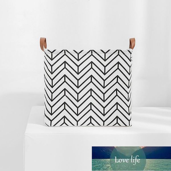 Foldable Cube Laundry Basket For Kids Toys Books Storage Baskets Clothes Organizer Sundries Storage Box Container With Handles Factory price