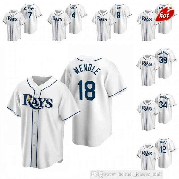 2022 Baseball Men Trevor Richards Jerseys Austin Meadows Blake Snell Charlie Morton Brandon Lowe Home Women Youth kids Jersey Stitched