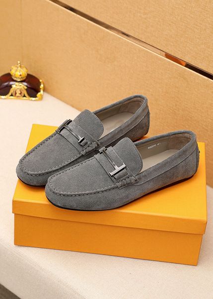 Luxury Brand T0ds Mens Loafers Shoes Gommino Driving Dress Casual Shoe Flat Heel Genuine Suede Leather Office Walk Size 38-45