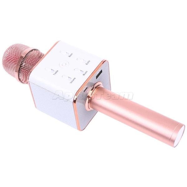 Wireless Karaoke Microphone Bluetooth Speaker Track Surround Sound Voice Q7 Fashion With Retail Box New High Quality