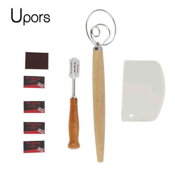 Bread Knife Dough Whisk Blenders Eggs Beater Mixer Tool for Bread Dough 211110