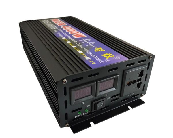 New professional high-power 12V to 220v4000w inverter, with water pumps, refrigerators, microwave ovens
