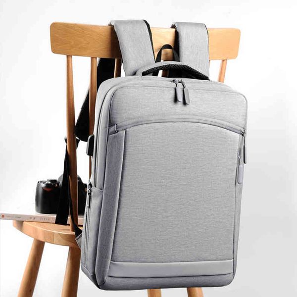 15.6 - 16.1 Inch Men&#039;s Business Rechargeable Backpack Game Book Laptop Bag