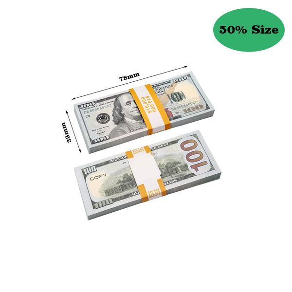 Funny Toy Money Movie Copy prop banknote 10 dollars currency party fake notes children gift 50 dollar ticket for Movies, Advertising, Play,