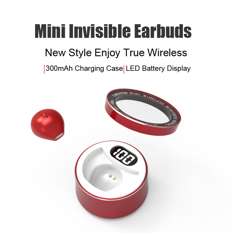 Small Headphones Sleep Wireless Bluetooth Earphones Single Dual Mini Earbuds With Microphone handsfree Earpiece For Samsung Xiaomi Huawei iPhone Ear