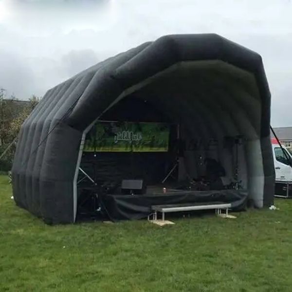 Multi-function oxford giant inflatable stage tent air roof cover for music festival party events