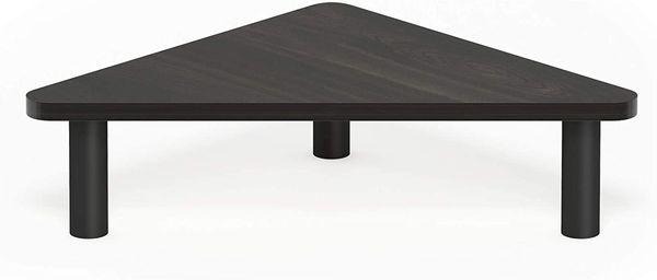 18133GYW-BK Turn-N-Tube Corner Monitor Stand, French Oak Grey-Black