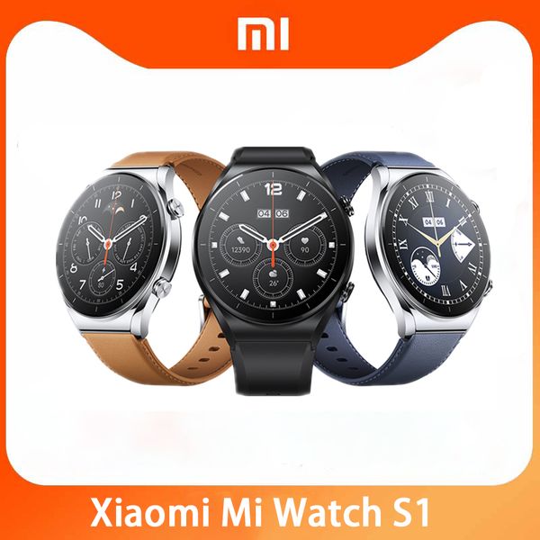 ZZ Xiaomi Mi S1 Smartwatch 1.43 Inch AMOLED Display 12 Days Battery Life GPS 5ATM Waterproof Wrist Watch