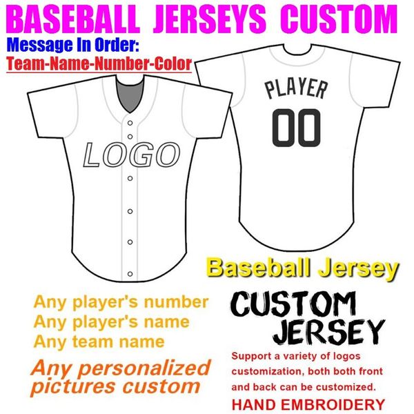 Mens Womens Youth Custom American Football Baseball Jerseys Personalize Customized any name number shirts hockey basketball jersey 4xl 5xl