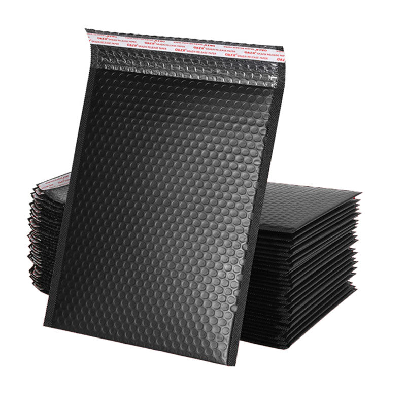 50pcs Black Poly Bubble Mailer Bubble Mailers Padded Envelopes for Gift Packaging Lined Poly Mailer Self Seal Bag