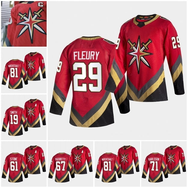 5229 Marc-Andre Fleury Vegas Golden Knights Youth 2021 Reverse Retro Jersey Ryan Reaves Mark Stone William Karlsson Max Pacioretty Jerseys