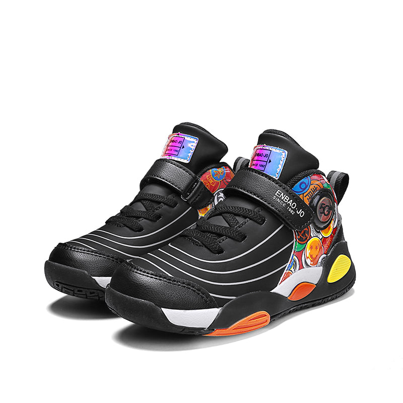 Kids Basketball shoes Boys outdoor sports Shoe for Children Casual Warm Sneaker Leather Anti-slippery Fashion Tenis Infantil Menino