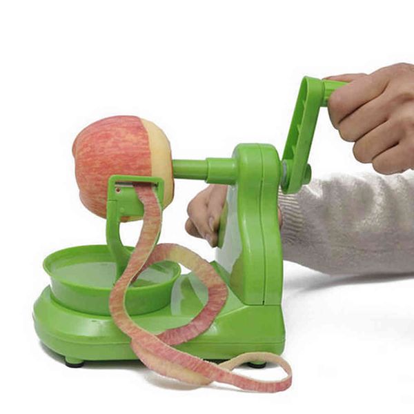 Creative Fruit Peeler Hand-crank Fruit Potato Peeling Kitchen Tools Easy operation and cleaning High Quality Kitchen Gadgets 210326