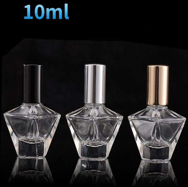 100pcs 10ml Empty Perfume Storage Bottles Glass Jars Spray Atomizer Refillable Bottle Scent Case with Travel SN2576
