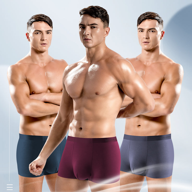 Underpants men&#039;s boxing underwears seamless antibacterial breathable comfortable boxer pants
