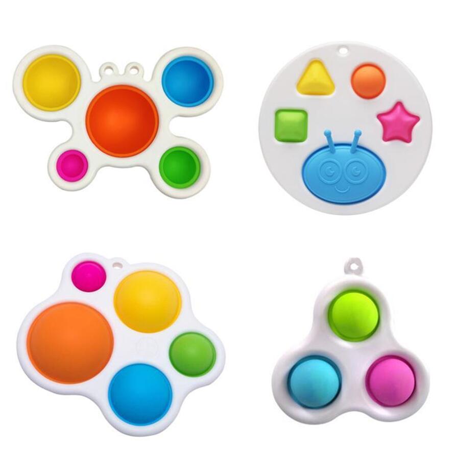 IN STOCK Newest Styles Baby Sensory Simple Dimple Toys Gifts Adult Child Funny Anti-stress It Stress Reliver Push Bubble Fidget Toy FY9402