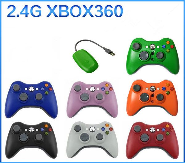 Wireless Gamepad Joystick Game Controller Joypad for Xbox 360-PC-Notebook without Retail Box DHL