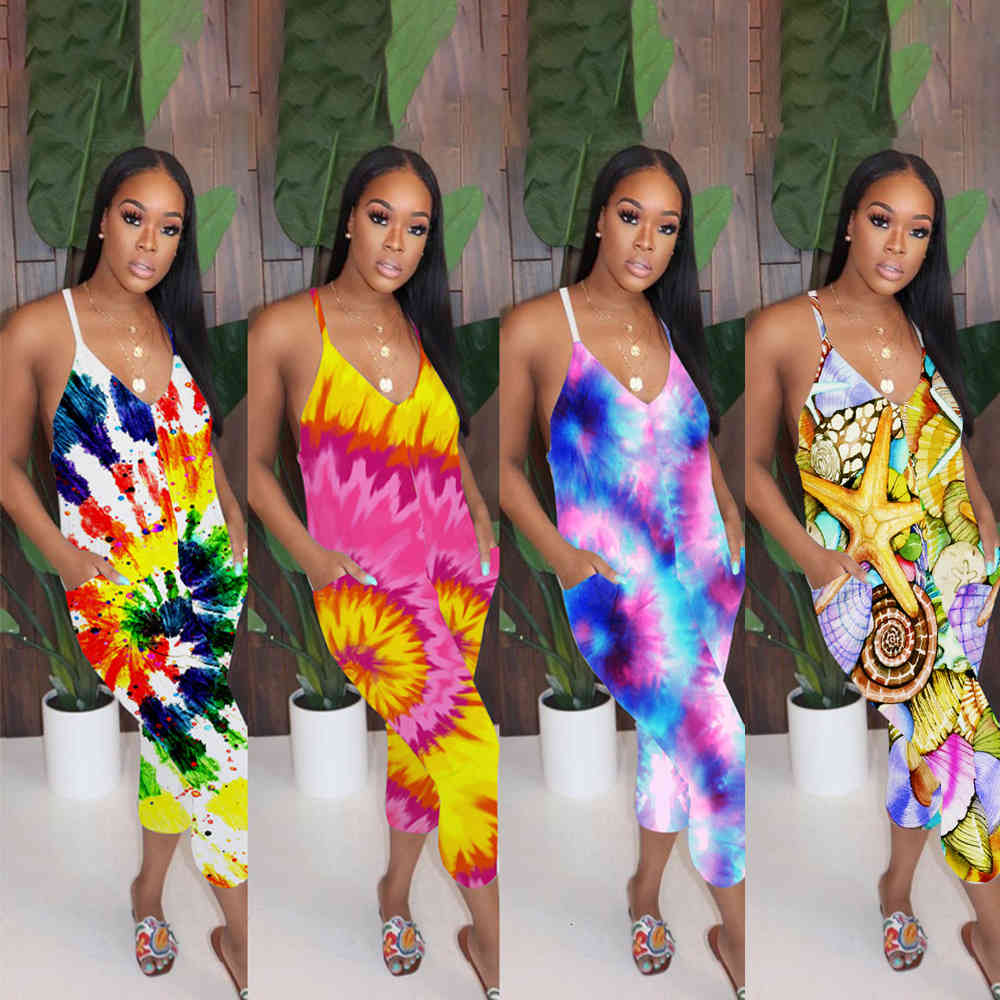 dresses African For Women New Ladies Dashiki Print Suspenders Ankara Style Trousers Fashion Robe Africaine Jumpsuit Party