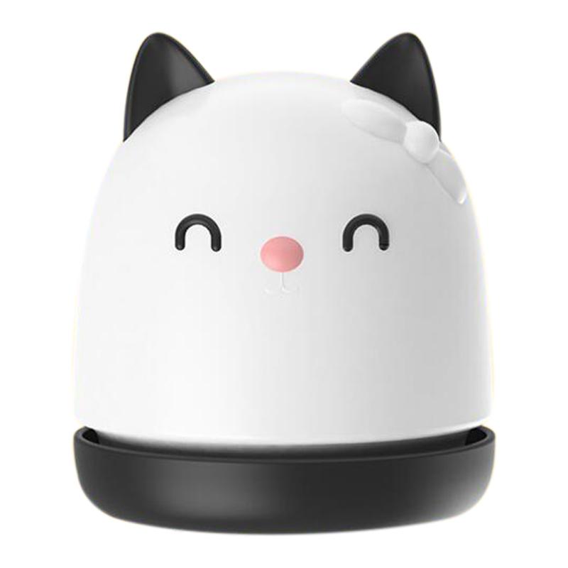 Vacuum Cleaners Portable Mini Cute Cat Desk Cleaner For Desktop Keyboard Computer Brush Dust Collect