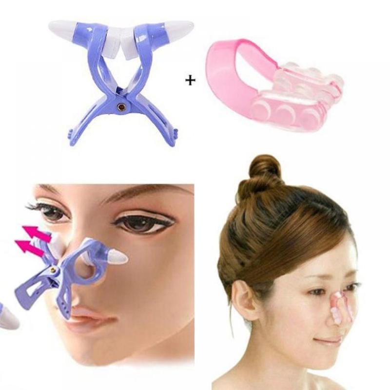 Electric Nose & Ear Trimmers 2Pcs Massager Care Up Shaping Shaper Lifting + Bridge Straightening Beauty Clip Send Fast For