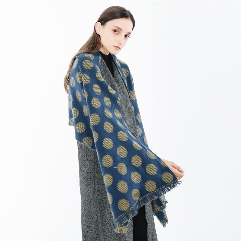 Scarves 190*50cm Cashmere Imitation Shawl Scarf Autumn Winter Men Foulard Square Hijab Ladies Wrap Muffler Pareo Female