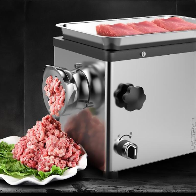 Meat Grinders Electric Manual Grinder Blender Home Commercial Stainless Steel Mince Sausage Stuffer Kitchen Processor